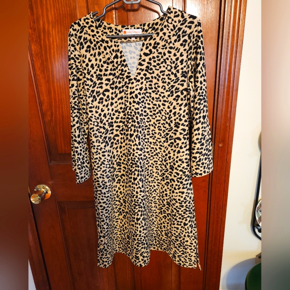 JUDE CONNALLY Leopard Print Women's Dress